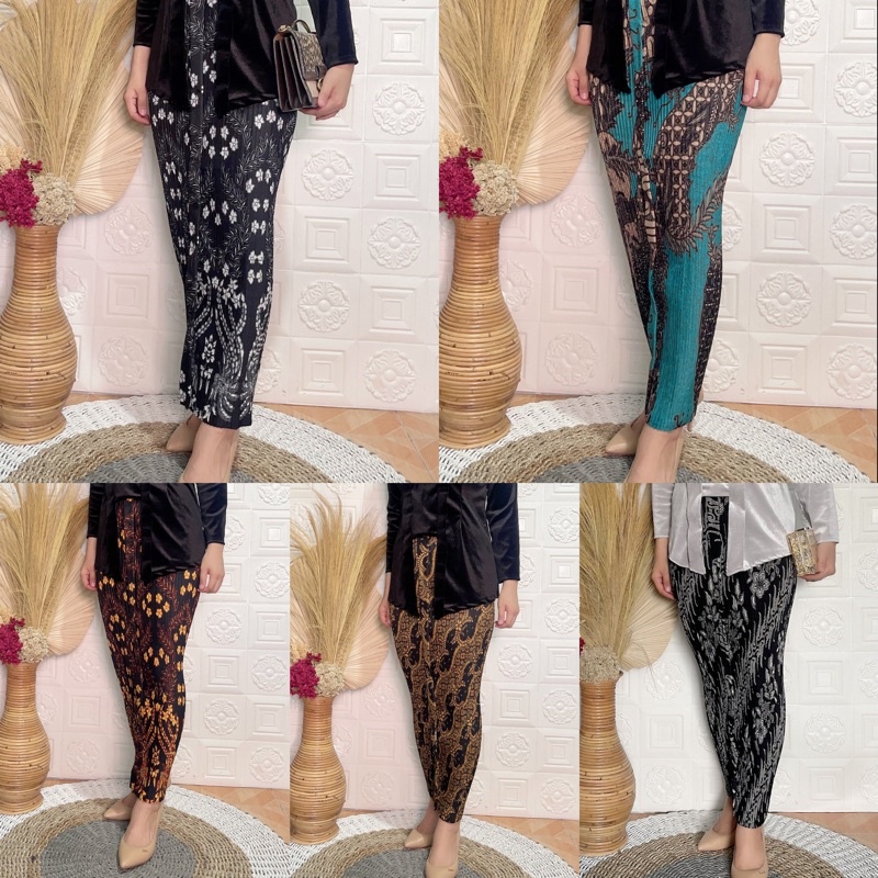 part 2. Rok Plisket Batik WIRU / WIRON . Ready! konveksi sendiri