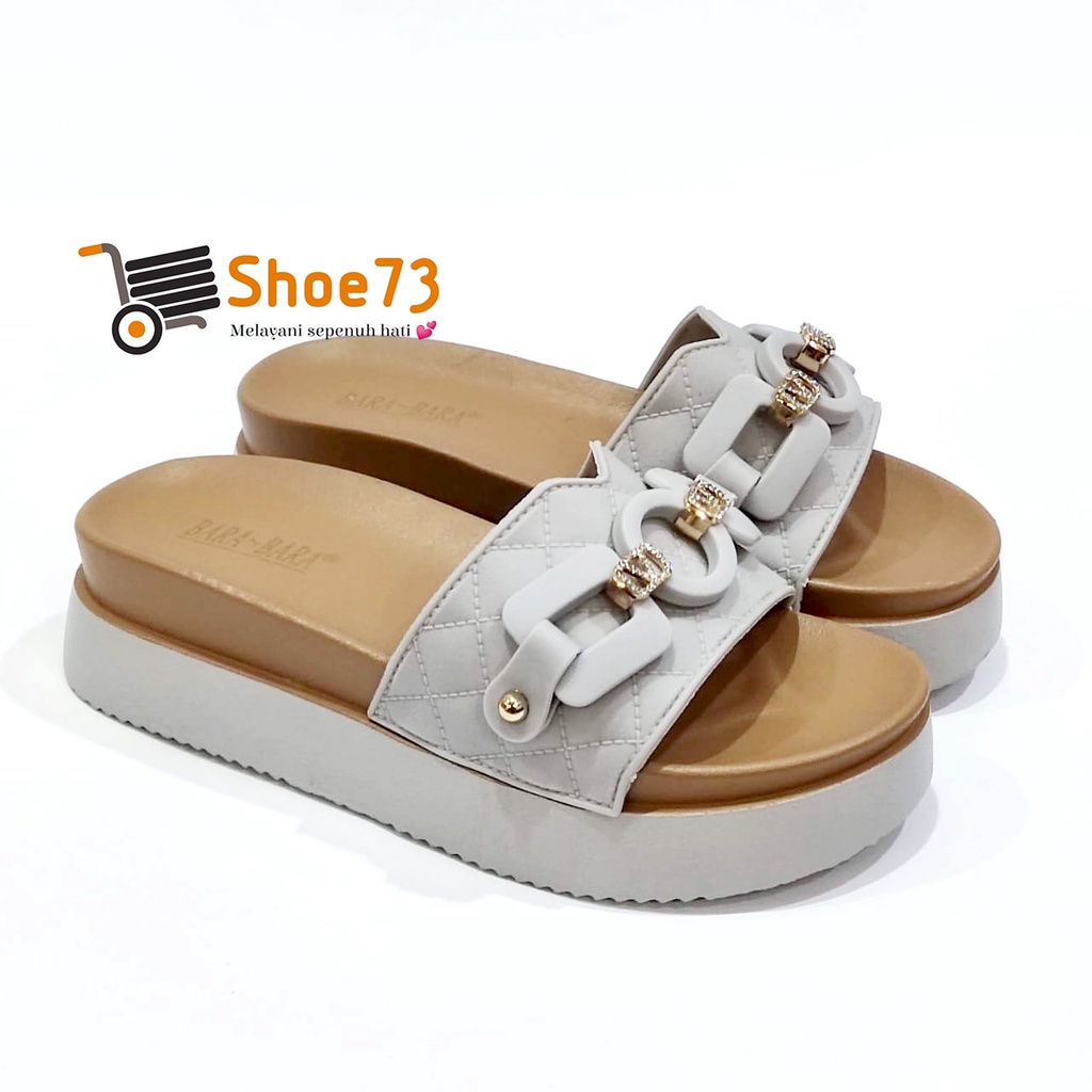 BARA-BARA 219 V-9TT SIZE 36-40 ORIGINAL | Sandal Wedges Selop Jelly Wanita | Sendal Kokop Impor