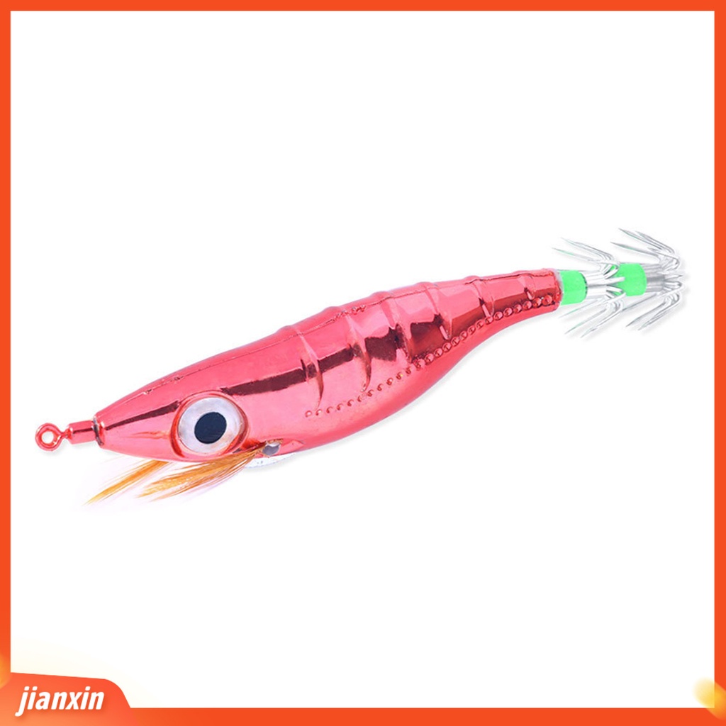 (in Stock) 10 cm Umpan Udang 3D Simulasi Fisheye Simulasi Electroplated Tajam Kait Angling Glow-in-the-dark Gurita Umpan Memancing Luar Ruangan