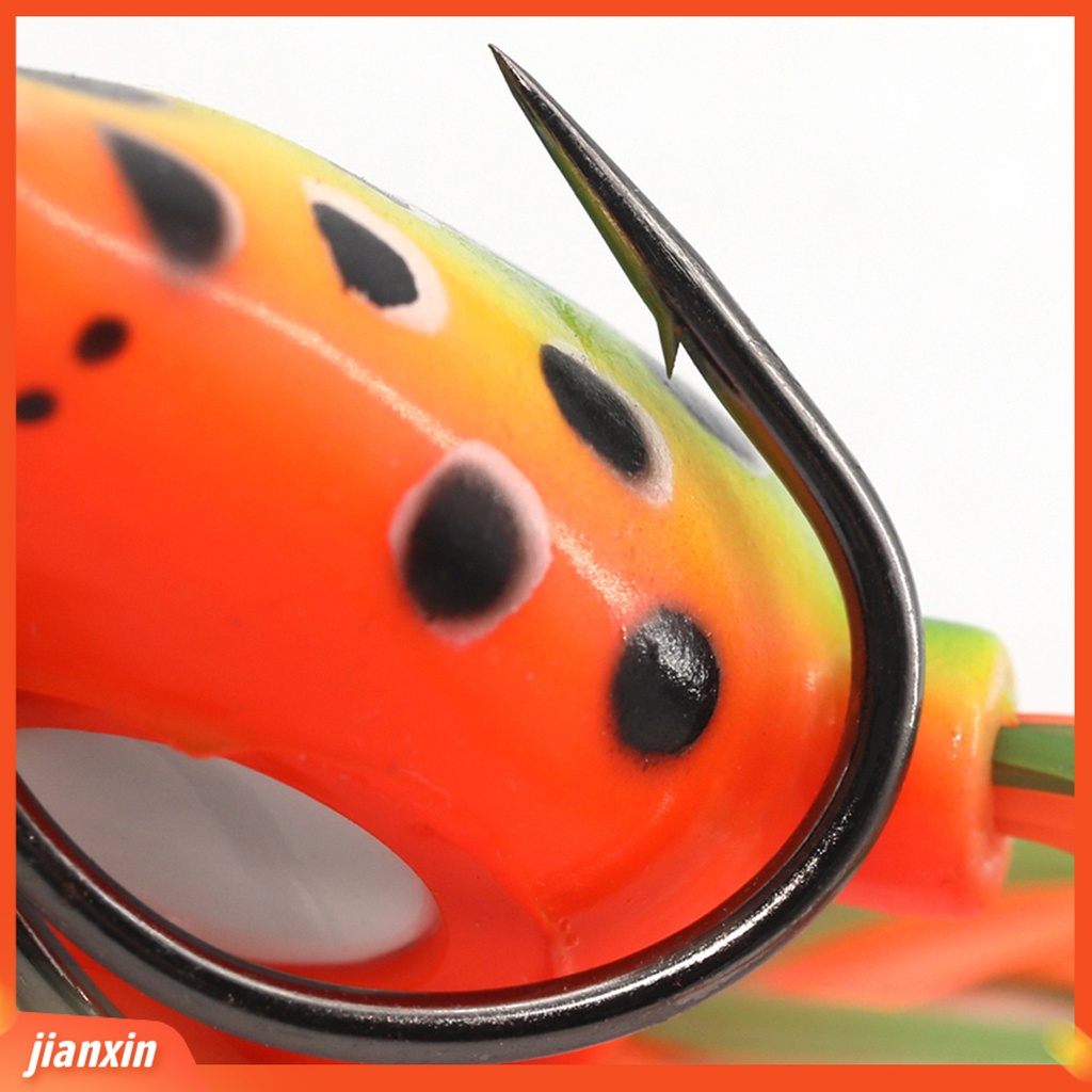 (In Stock) 60mm /16g Umpan Pancing Penampilan Realistis Kait Tajam Mulut Besar Snakehead Frog Wobbler Topwater Umpan Buatan Peralatan Memancing