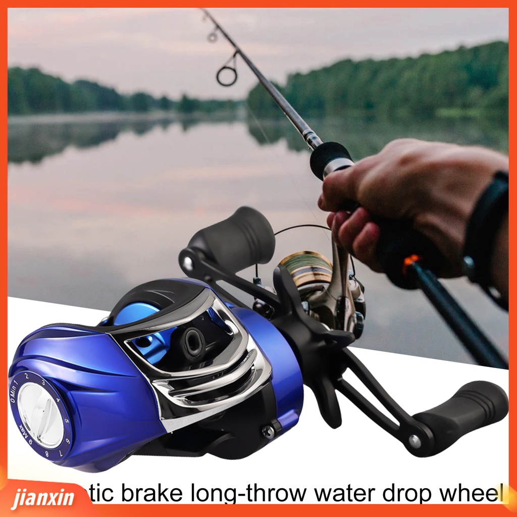 (In Stock) Baitcasting Reel ic Rem O-Type Outlet Anti-bombing Fishing Rasio Kecepatan Tinggi 18 +1 Spools Anti-fry Line Fishing Reel Untuk Memancing Di Luar Ruangan