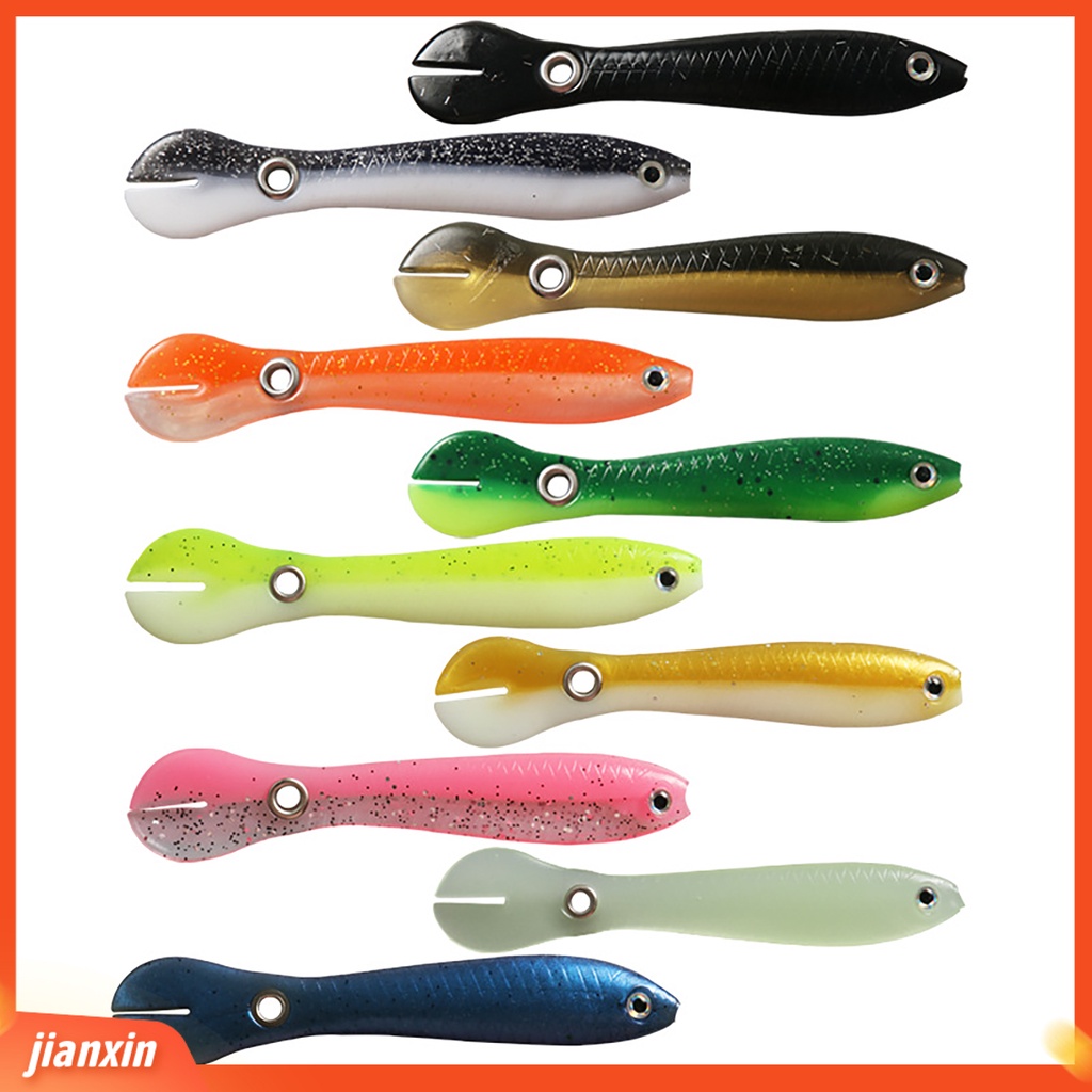 (In Stock) 10Pcs 10cm /6g Bentuk Pancing 3D Mata Ikan Umpan Palsu Lingkaran Logam Bionic Lembut Memancing Umpan Perlengkapan Memancing