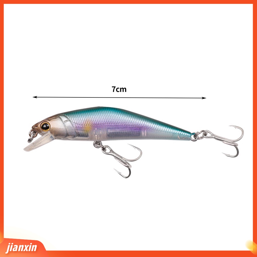 (In Stock) 8g/7cm Umpan Bionic Tajam Kait Simulasi Desain Merampingkan Realistis Angling Logam Tenggelam Air Umpan Umpan Memancing Aksesoris