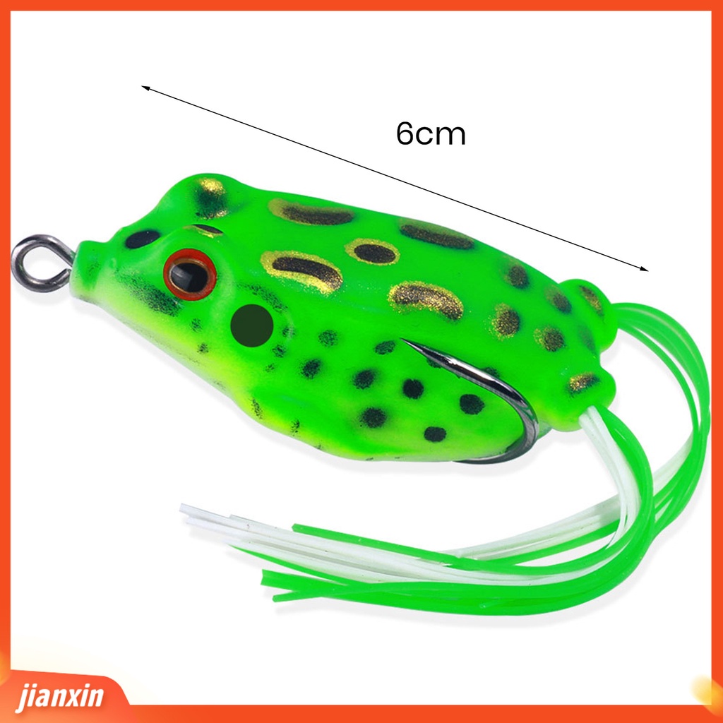 (In Stock) 6cm /12.5g Umpan Bionic Tajam Kait 3D Mata Kodok Desain Simulasi Realistis Angling Ikan Hitam Jalan Umpan Palsu Memancing Luar Ruangan