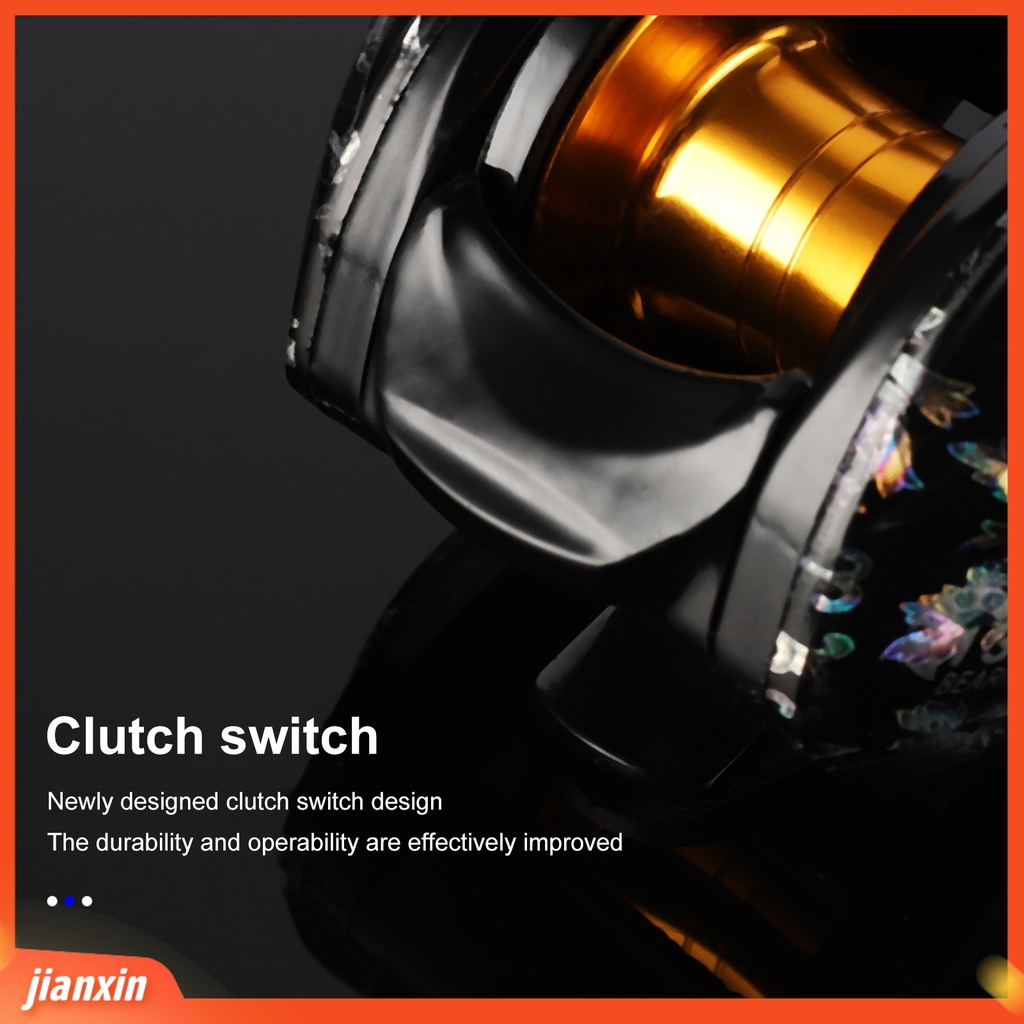 (In Stock) Gulungan Pancing Hardness Adjustable Metal Spinning Reel High Speed Baitcaster Dengan 13+1 Ball Bearing Untuk Outdoor