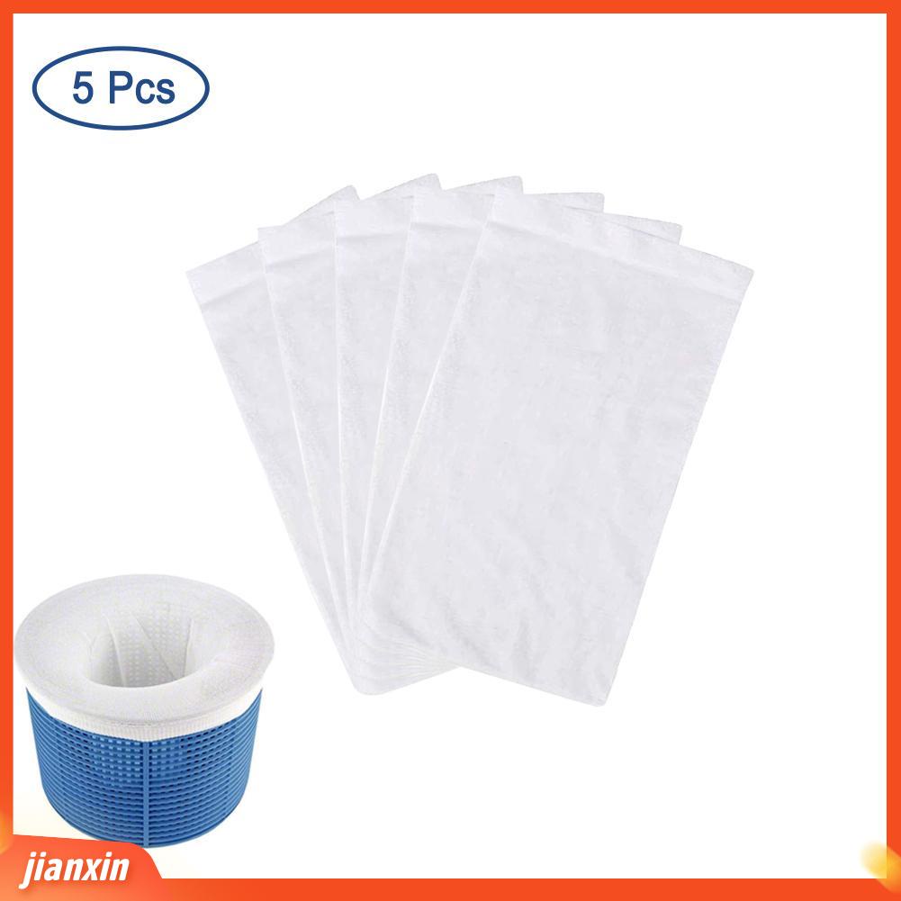 (In Stock) 5Pcs Kaos Kaki Kolam Renang Filter Rumah Tangga Keranjang Sampah Skimmers Alat Bersih