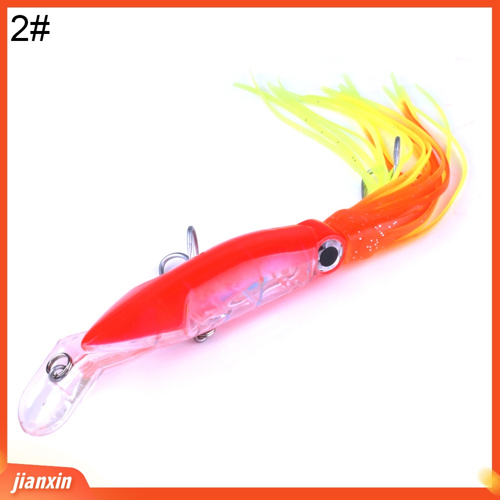 (In Stock) Simulasi Memancing Gurita Manusia Hidup Buatan Lembut Tajam Lure Hooks Bait Tackle