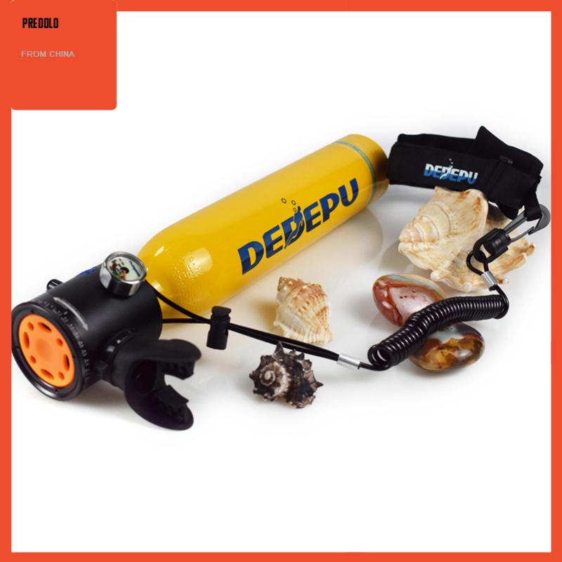 [Predolo] 2x Tangki Scuba Mini Underwater Breath Diving Peralatan Snorkeling Perlengkapan Diving