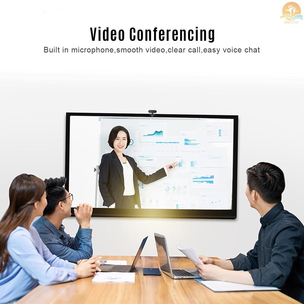 In Stock 1080P HD  Camera Video Conference Camera Webcam 2 Mega Pixel Auto Focus 360° Rotation USB Plug &amp; Play with Microphone for Video Meeting Online Teaching Training L