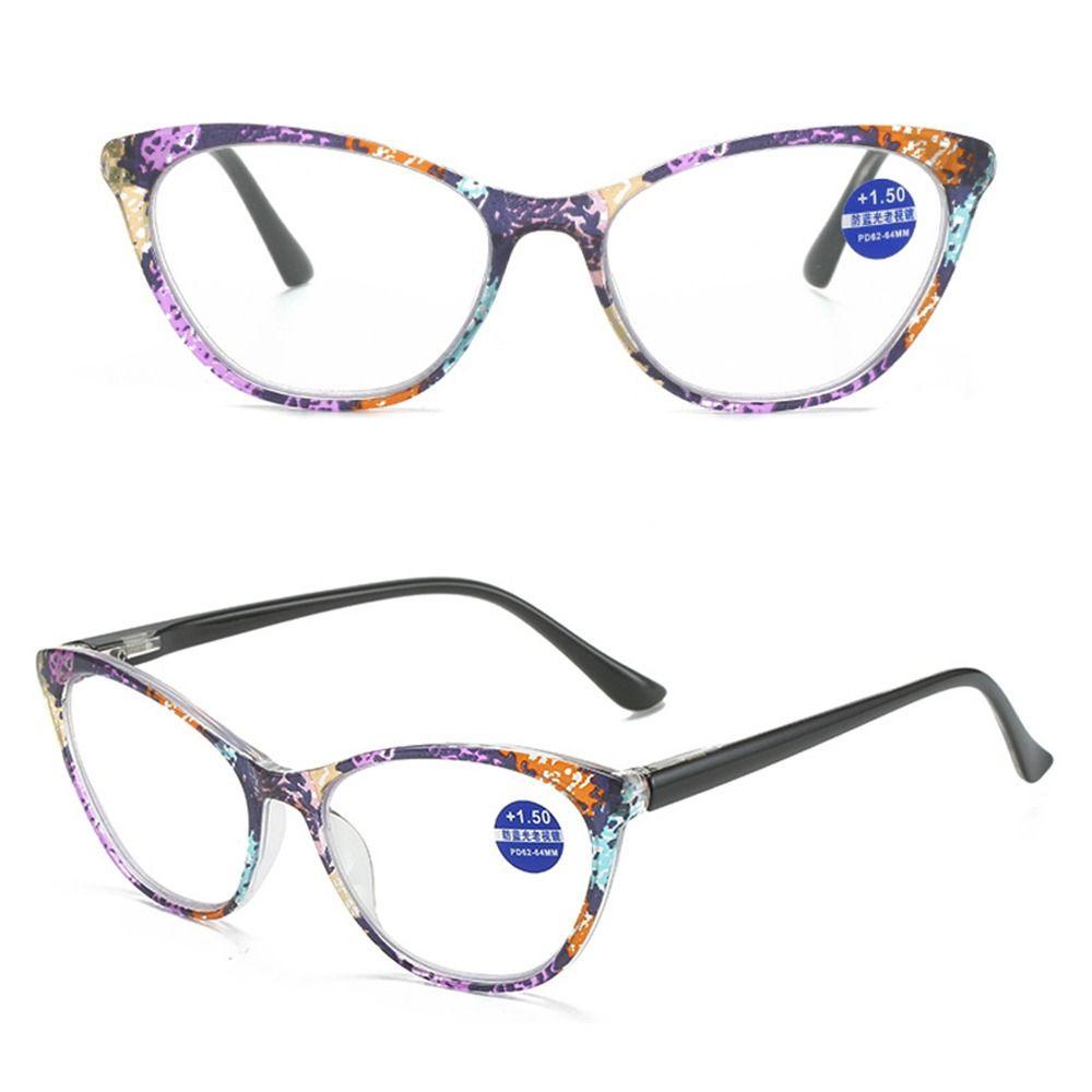 LILY Frame Ultra Ringan, Kacamata Baca Bifokal Elegan, Pelindung Mata Fashion Kacamata Hiperopia Vintage Portabel Untuk Pria Wanita