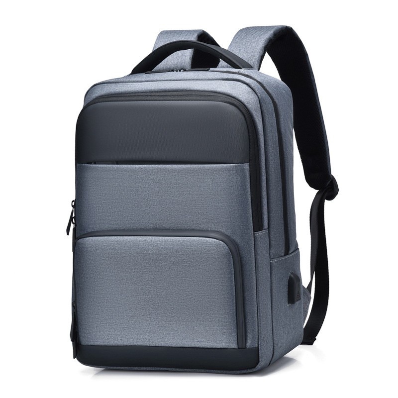 JIUFENG Ransel Laptop Perjalanan,Ransel Laptop Tahan Air Bisnis dengan Port Pengisian Daya USB