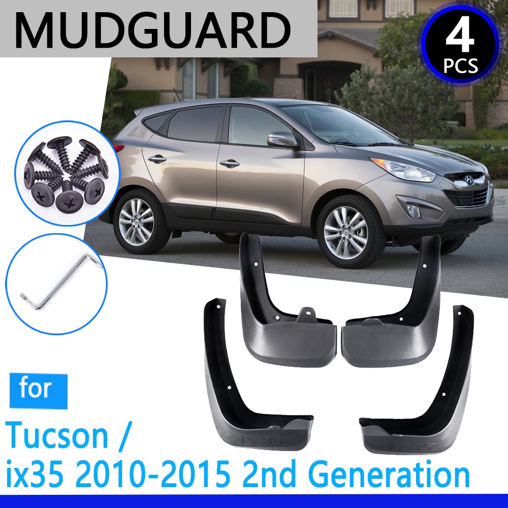 Mudguards Cocok Untuk Hyundai Tucson ix35 LM 20102011 2012 2013 2014 2015 Aksesoris Mobil Mudflap Fender Auto Replacement Parts