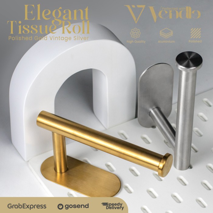 Gantungan Tissue Toilet - Tempat Tissue Tempel - Tissue Toilet Holder