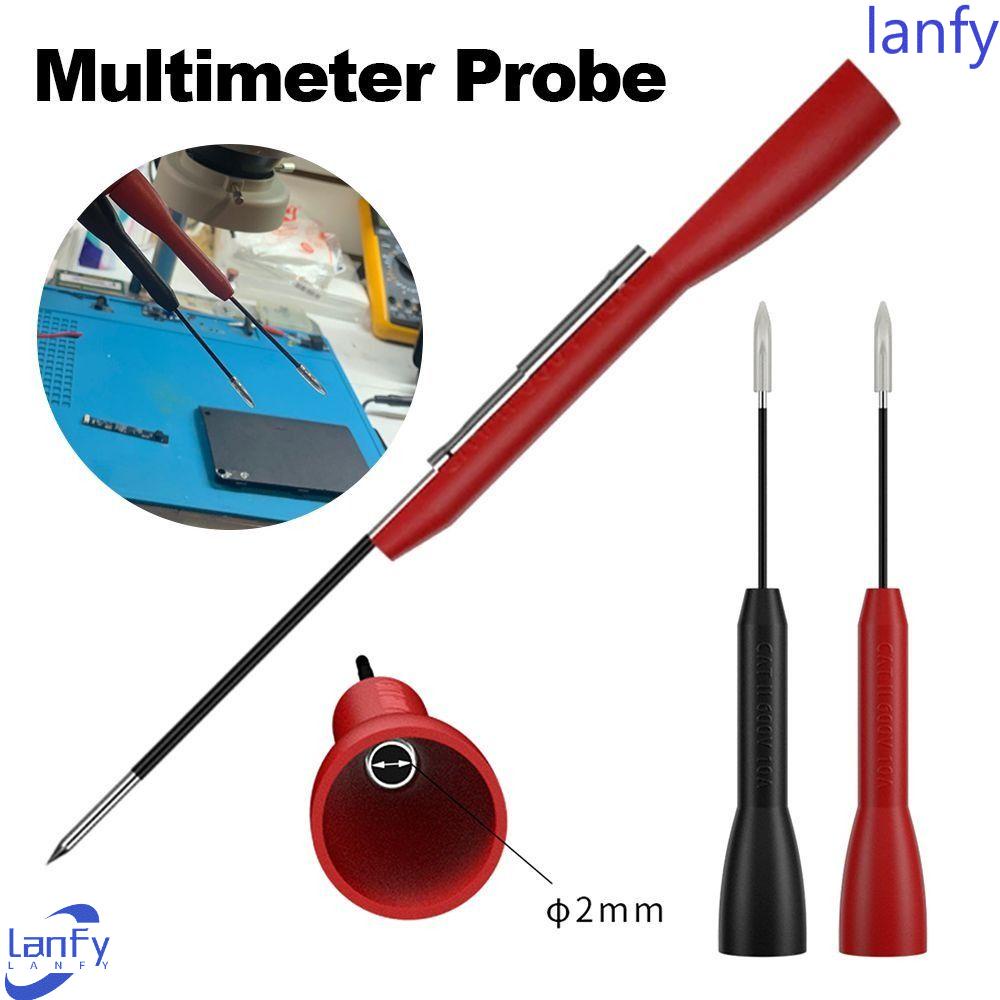 LANFY Multimeter Probe Portable Tester Tip Pen Dilepas Aksesoris Alat Ukur Insulated Test Probe