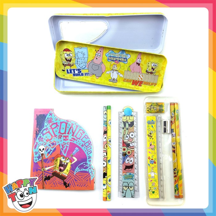 

BARU Stationery Set SpongeBob - Paket Kotak Pensil SpongeBob