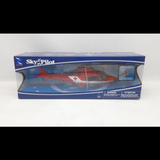 SALE Newray Skypilot Agusta Westland AW109 Merah Diecast Helicopter Termurah
