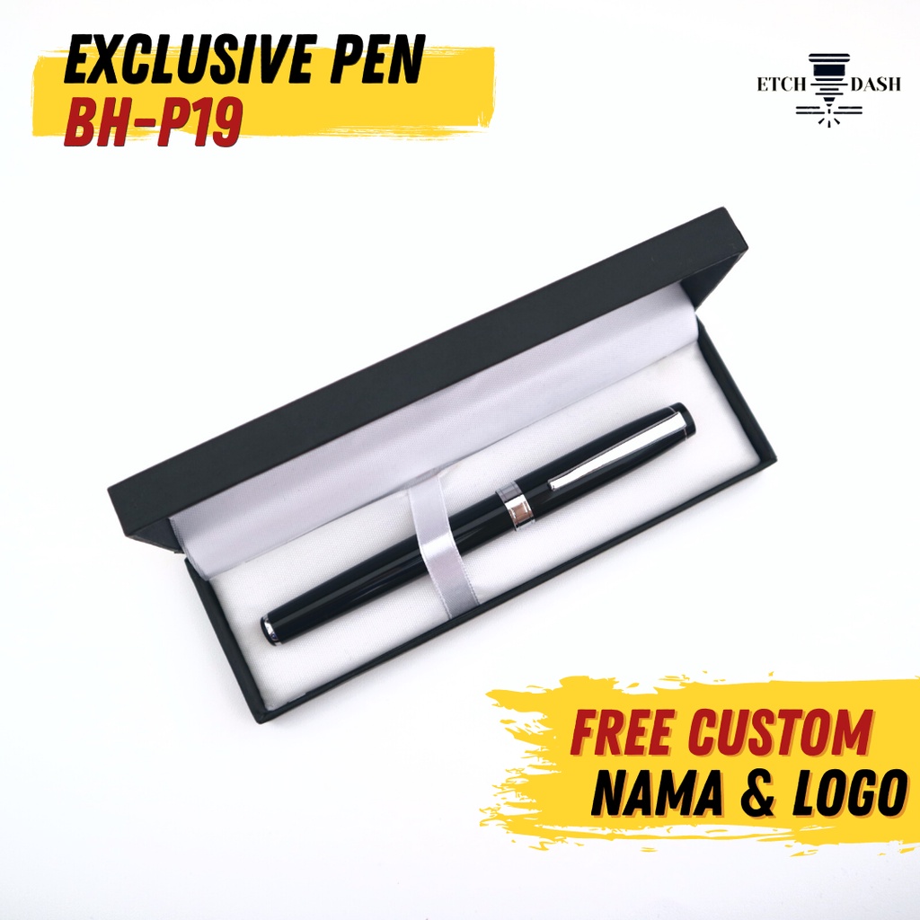 

Pulpen Exclusive Hitam Mewah | Box Hitam Merchandise Hadiah Souvernir - Exclusive Pen BH-P19