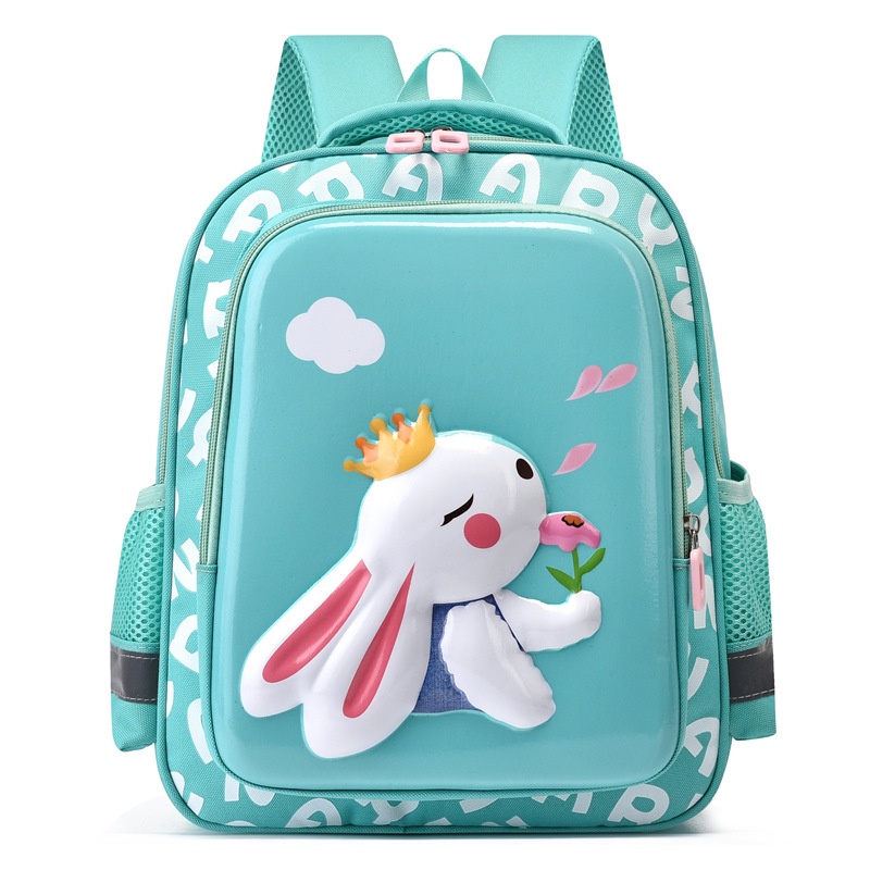 Tas Ransel Sekolah TK/SD UK. 35 CM anak laki-laki kelinci Jerapah kecil yang lucu 3D barang import berkualitas harga grosir