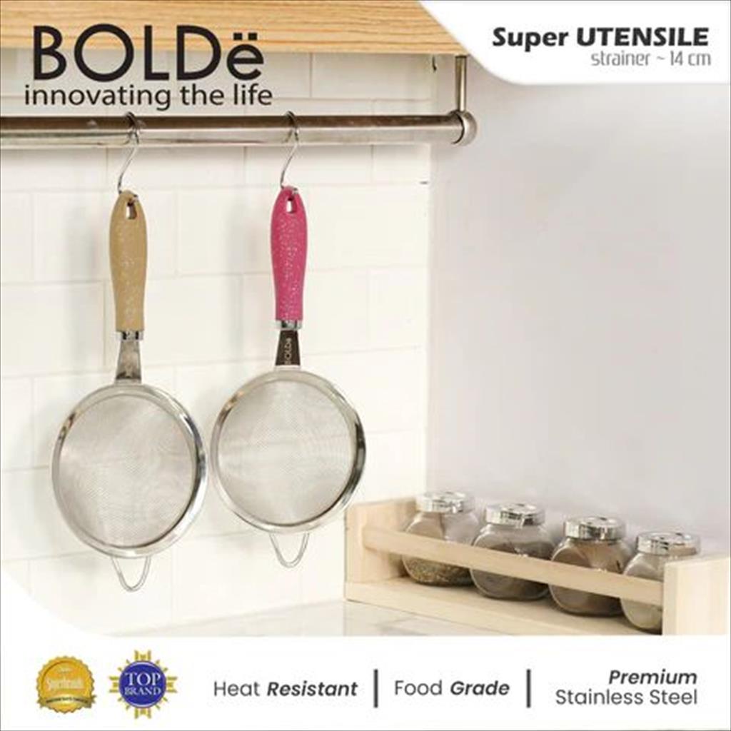 BOLDe Super Utensil - Saringan Tirisan Minyak Goreng - Oil Strainer 14cm - 20cm