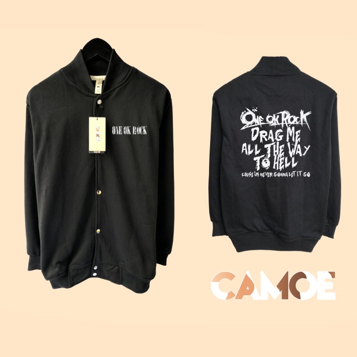 Jaket Varsity One Ok Rock Drag Me All The Way To Hell
