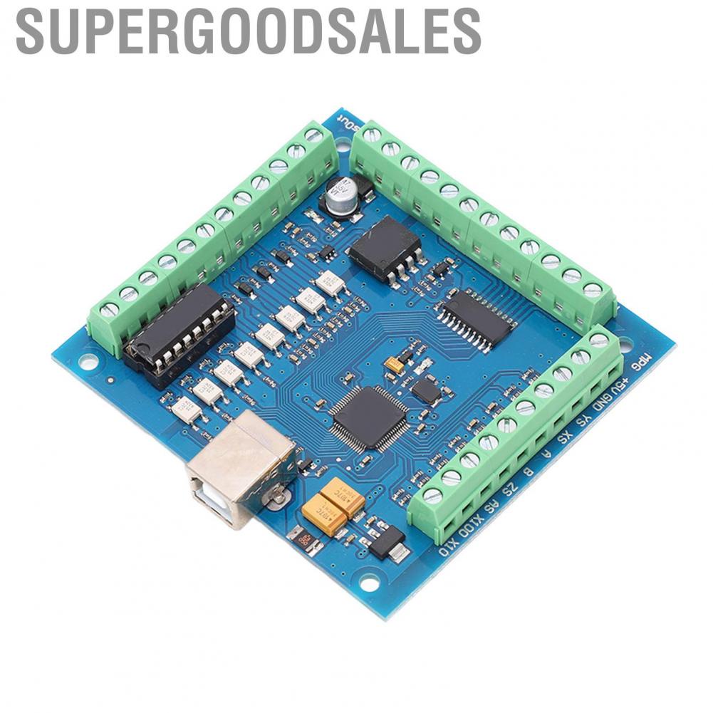 Supergoodsales CNC Controller  4 Axes Durable Motion Control Board USB Interface Configurable Output for Equipment