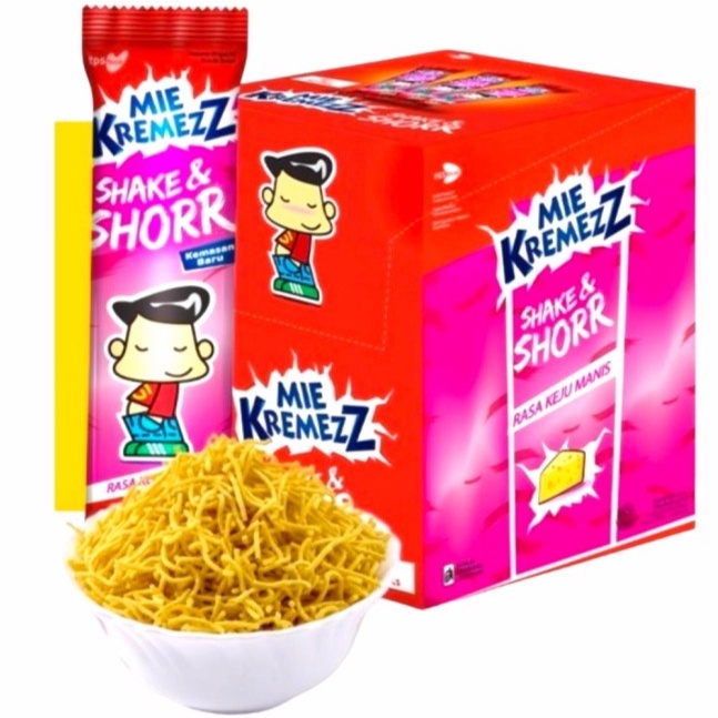 

Mie Kremezz Shorr Box Mi Kremes Shake Shorr 1 BOX ORIGINAL