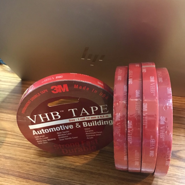 

Double tape 3M VHB merah - Perekat original 12mm x 4,5m