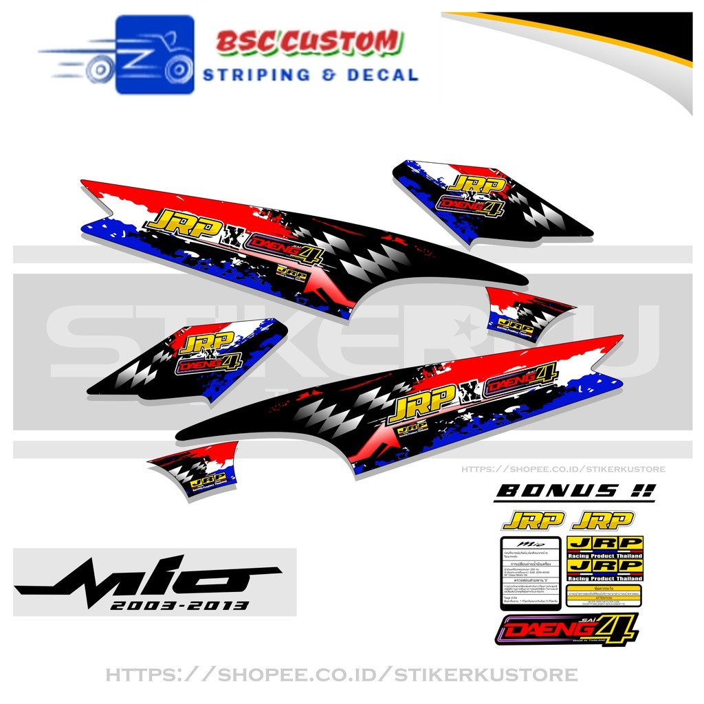 Striping / Stickers / Stok Decal / Mio Sporty / Mio Smile / Thai / mio / jrp
