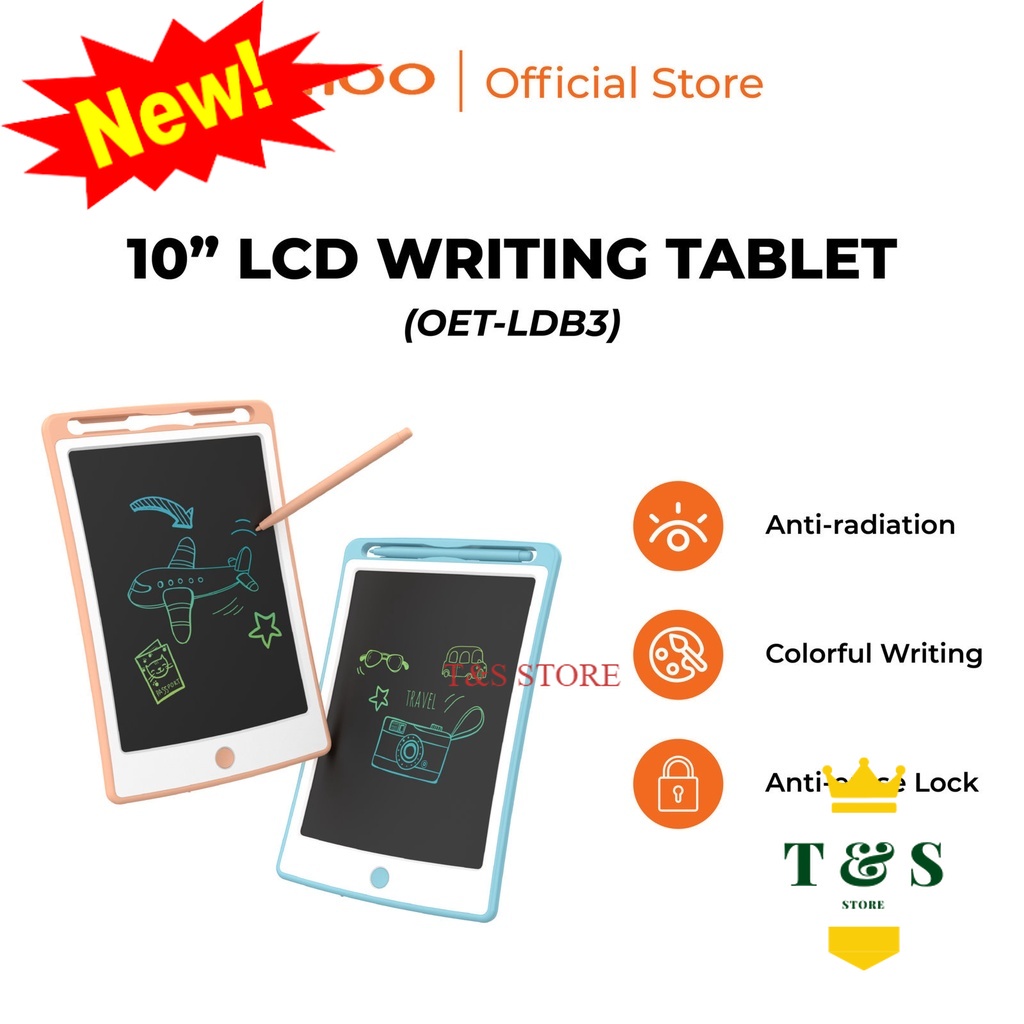 

Produk Baru OLIKE LCD TABLET COLOR 10" PAPAN TULIS DIGITAL ANTI RADIATION OET-LDB3