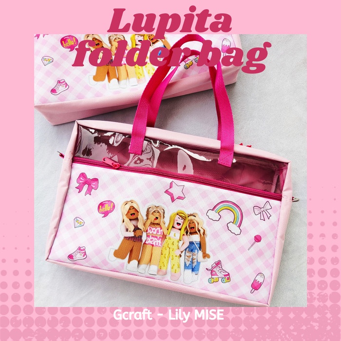 

[DD] lupita folder bag - tas les - tas folder - tas map - roblok girl