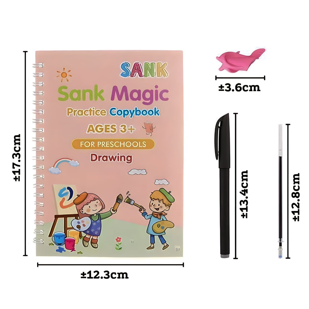 

(Takin) Sank Magic Book 1 Set Buku Ajaib Membantu Anak Belajar Menulis Menghitung Menggambar