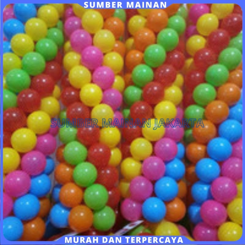 Mainan bola anak warna warni isi 100 mainan mandi bola Mainan Anak Mandi Bola Plastik SNI FREE BPA