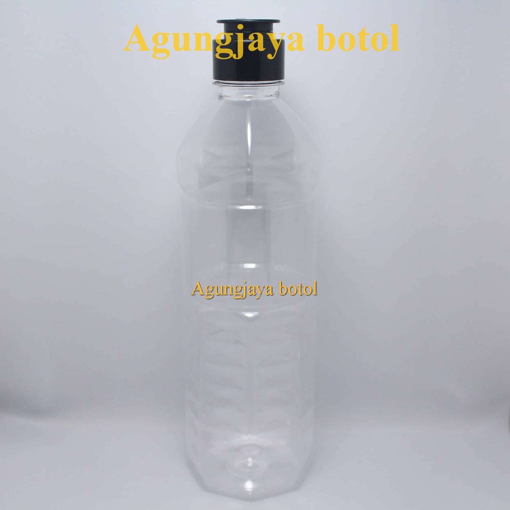 Botol Pet 600 ml Diamond Gtv Natural Tutup Fliptop Jamur / Botol Plastik / Botol Plastik Fliptop / B