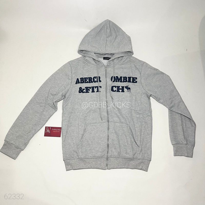 Vs Hoodie Zipper Abercrombie Fitch New York Grey BNIP SKU9