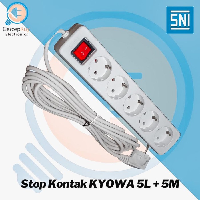 EYC Stop Kontak Kyowa 5 lubang 5 meter