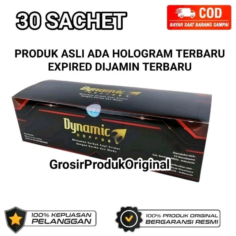 

[TERLARIS] Kopi Dynamic Original Terlaris 30 sachet Dijamin Kopi Dinamik Asli
