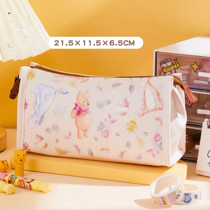 

Wadah tempat pensil motif kartun lucu Winnie the pooh pencil box Import Murah