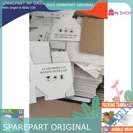 

BUBBLE WRAP + BOX TAMBAHAN PACKING WAJIB BELI READY
