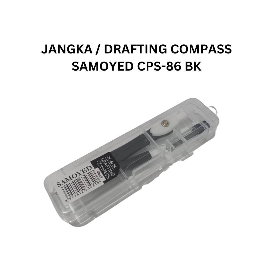 

JANGKA SET / MATH SET SAMOYED / JANGKA MATEMATIKA / SAMOYED DRAFTING COMPASS CPS-86 BK