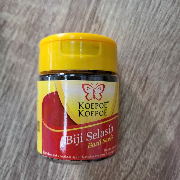 

Biji Selasih 50g Koepoe Koepoe Basil Seeds Kupu Kupu