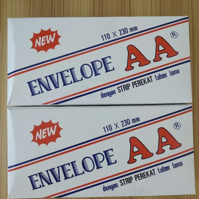 

amplop 90 merek AA (110x230mm)