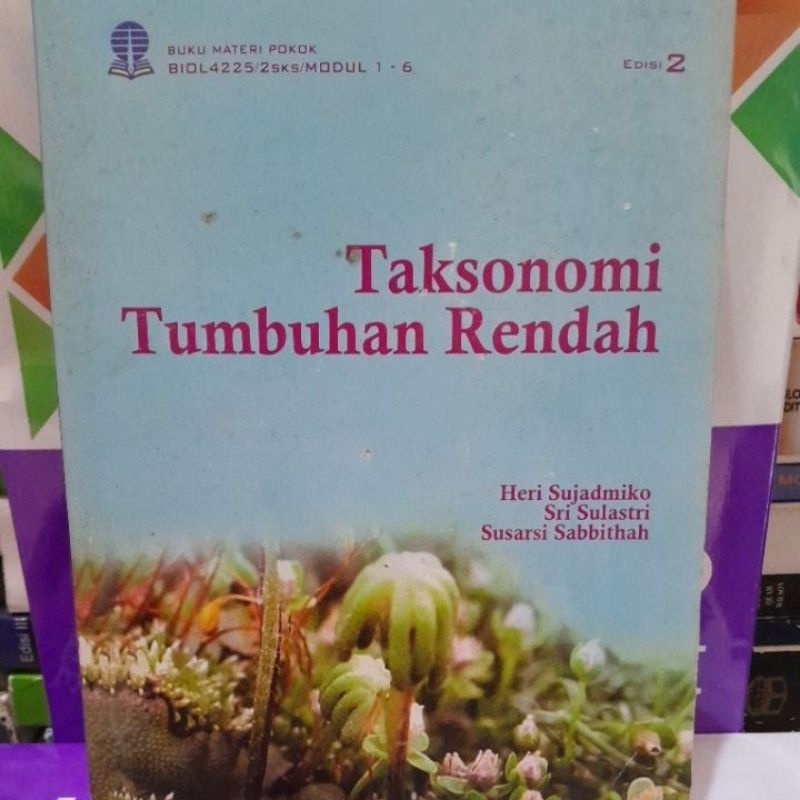 

taksonomi tumbuhan rendah heri sujadmiko