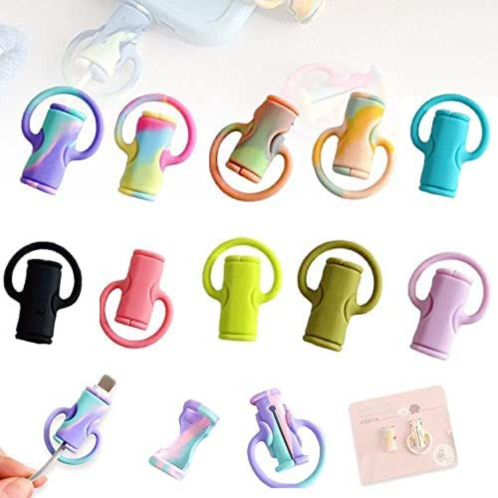 POPULAR Pelindung Kabel Data Portable Universal Mini Silicone Penutup Pelindung Kabel Data