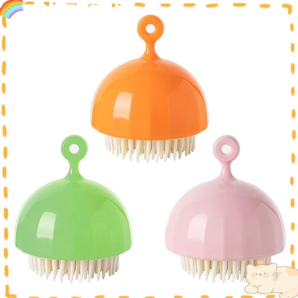 Solighter Body Scrubber Shower Fashion Penjualan Panas Rambut Kulit Kepala Perawatan Kulit Kepala Aksesoris Kamar Mandi Kepala Tubuh Pijat Pembersih Kulit
