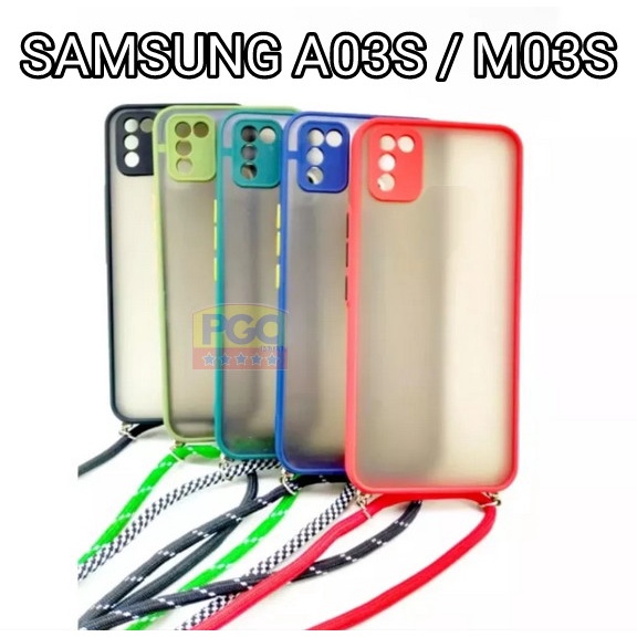 SOFTCASE FUZE + TALI ( SAMSUNG A03S / SAMSUNG M03S ) | TALI LANYARD MOTIF | SOFTCASE FUZE TALI ARTIS