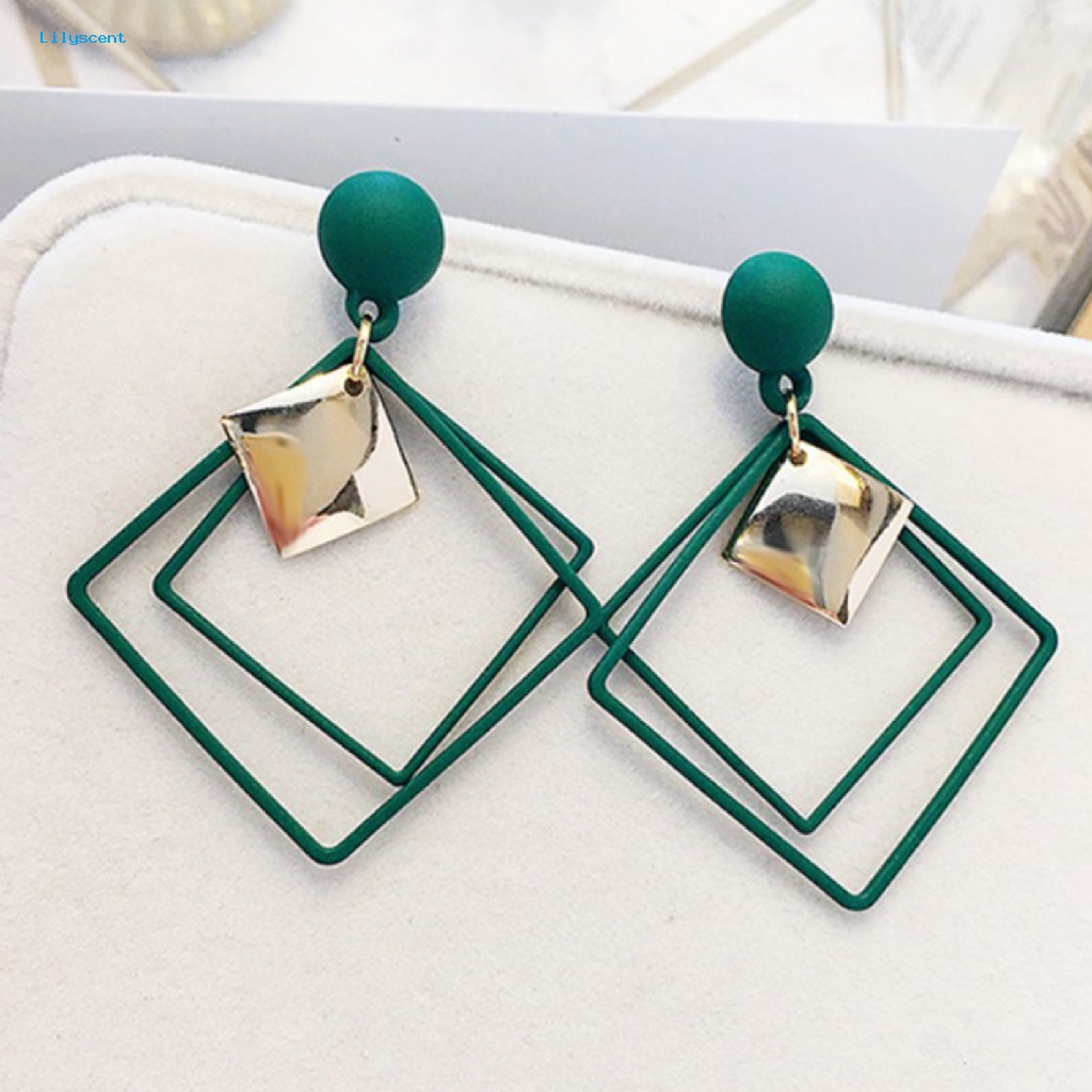 Lilyscent 1pasang 3warna Ear Studs Untuk Mengambil Foto Ear Studs Piercing Anti Alergi