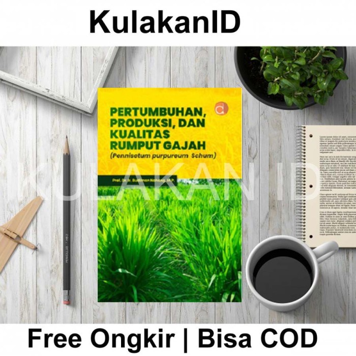 Buku Pertumbuhan Produksi dan Kualitas Rumput Gajah Pennisetum purpureum Deepublish