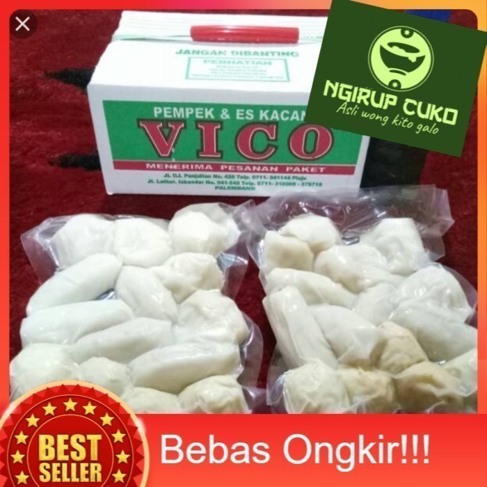 

Pempek Palembang Asli Vico - Paket Isi 45 Pempek Kecil