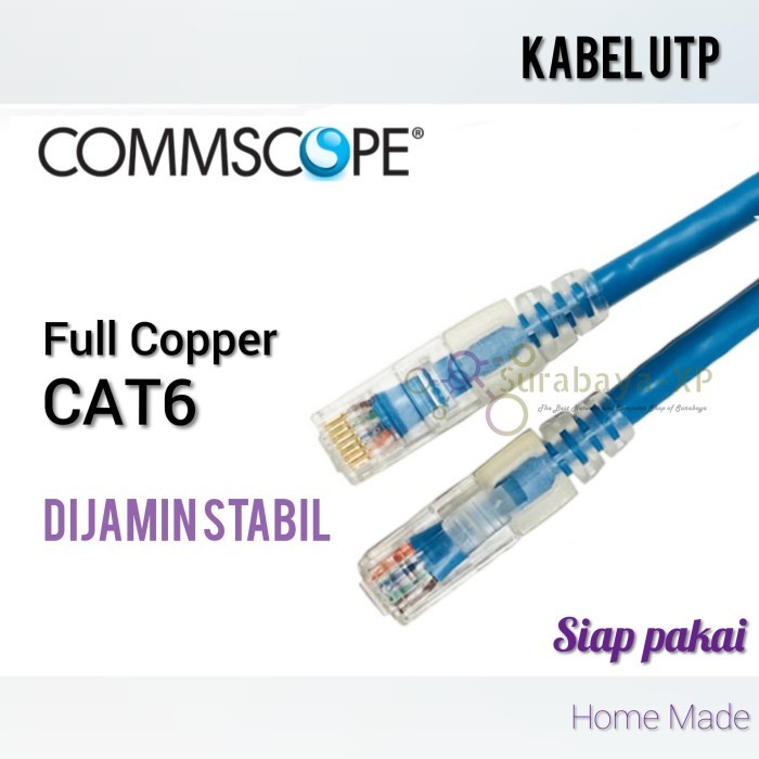 Kabel LAN UTP CAT 6 AMP COMMSCOPE 30 Meter 30 M 30Meter RJ45 BELDEN