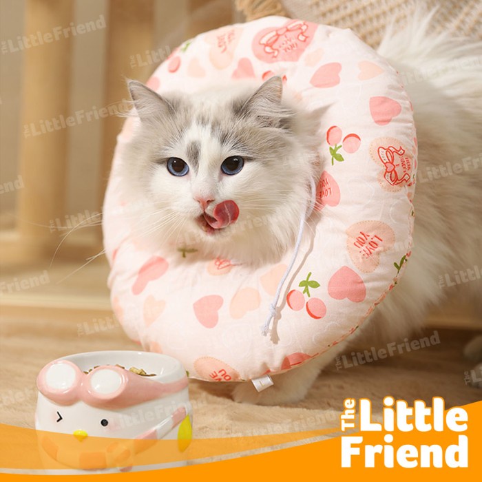 Pelindung Leher Corong Elizabeth Ring Cone Collar Anjing Kucing Bantal